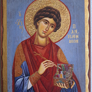 Pyhä suurmarttyyri ja palkattaparantaja Panteleimon (ikoni)