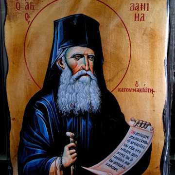 Pyhittäjä Daniel Katunakialainen (ikoni)